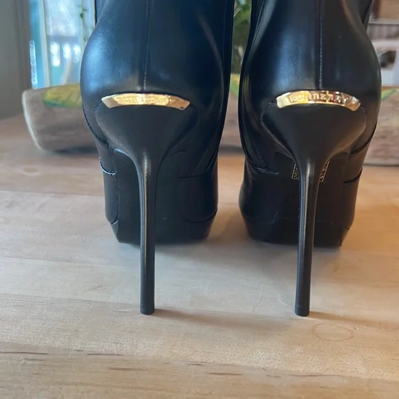 Final price drop! Leather Burberry Stiletto boots - Picture 7 of 13